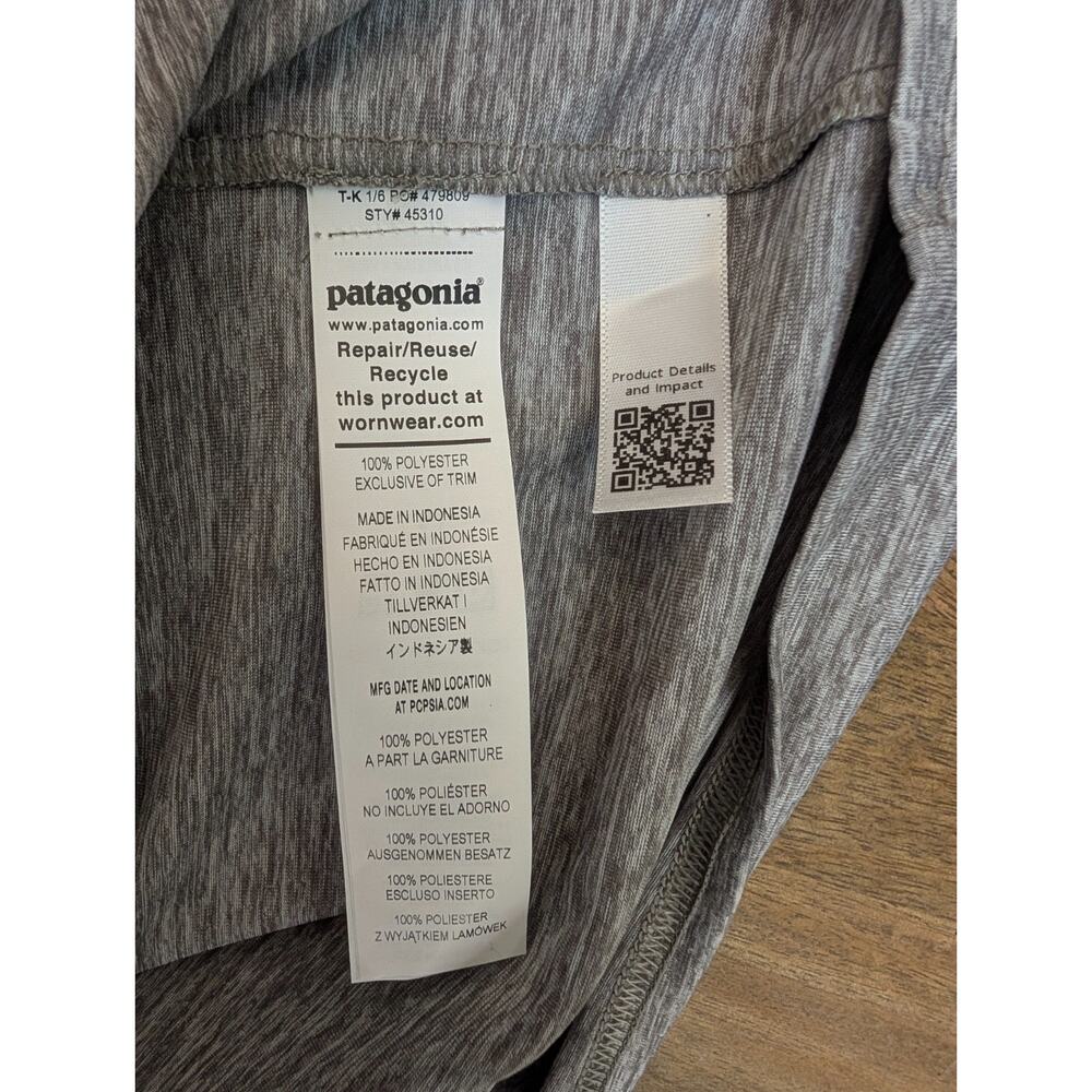 Patagonia Cap Cool Daily Hoody Mens M Feather Gray Long Sleeve Pullover NWT - Picture 4 of 5
